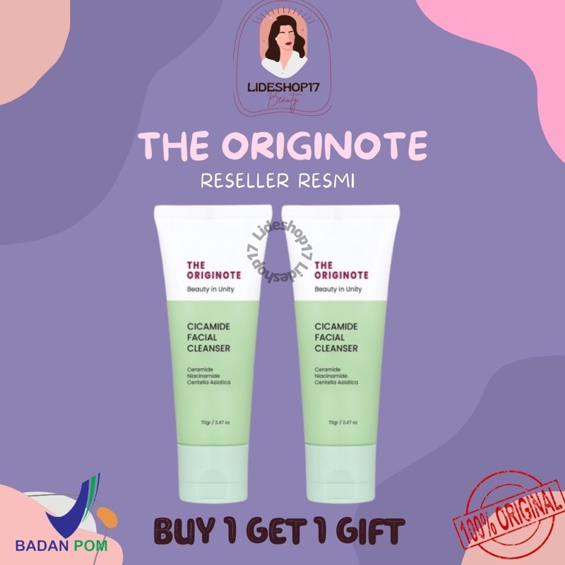 Jual Ready The Originote Cicamide Facial Cleanser Face Wash Sabun Cuci Muka Mencerahkan With