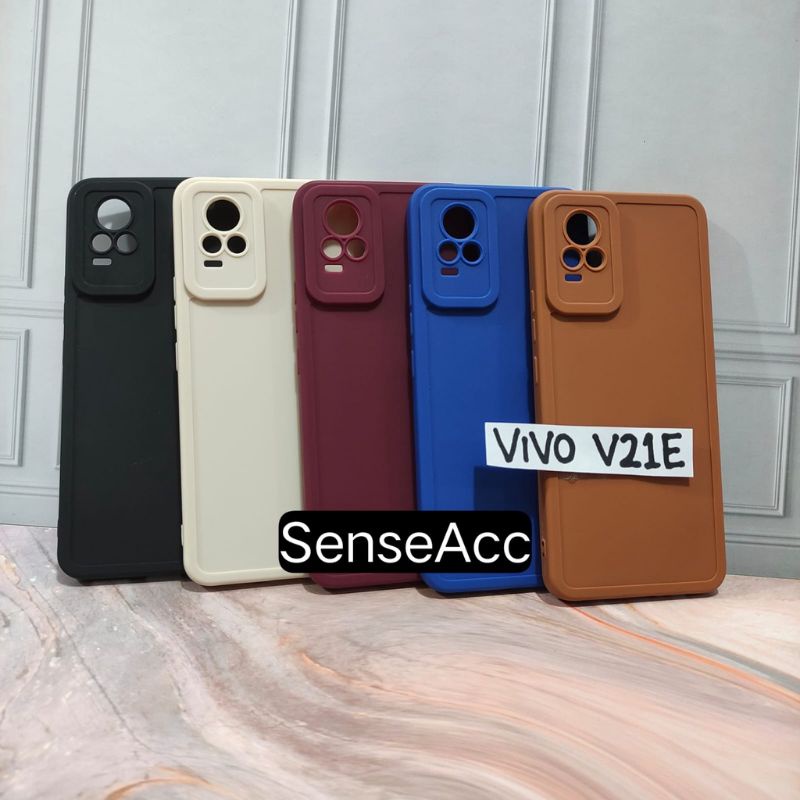 CASE VIVO V21E/V21 4G SOFTCASE PRO CAMERA TERBARU