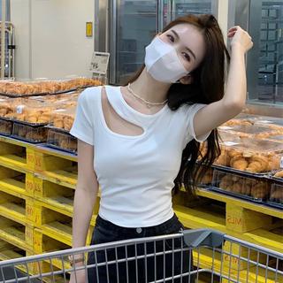 TJM BJ281 Baju Wanita Knit Crop Top Atasan Wanita Baju Fashion Korean