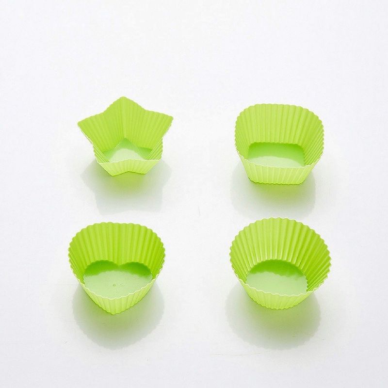 SM Partisi Bento Mix isi 4pcs / Silikon Partisi Bento Bekal / Silicone Pemisah Bekal