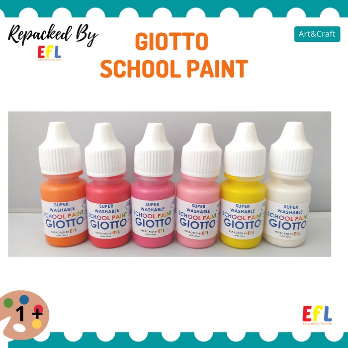 

Gaya Montessori School Paint Giotto Repackage 12 Warna @15Ml Diskon