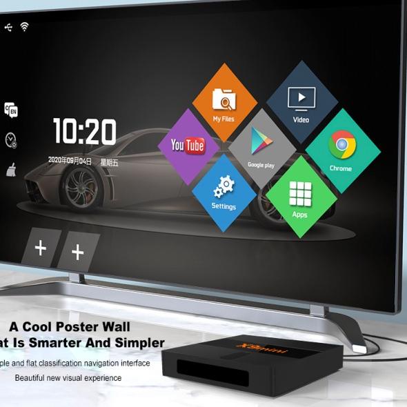 Stok Terbatas TV BOX Android X9mini Bluetooth Smart Tv Box Set top box tv digital 5G WIFI TV BOX 2+1