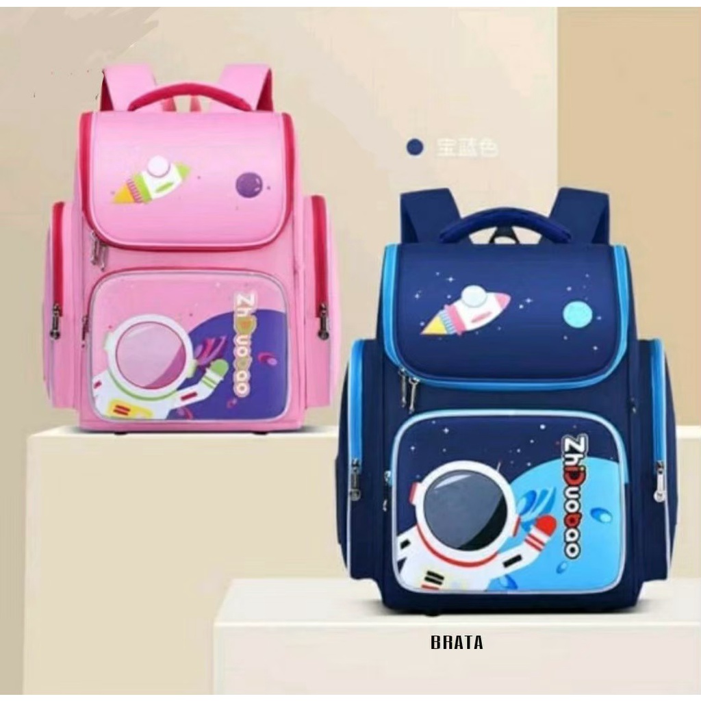 TS STORE Tas Anak Cewek dan Laki-Laki Ransel Sekolah TK SD Karakter Kapal pilot Import Tas Sekolah Cowok dan Cewek Ransel Anak Laki