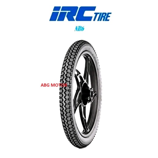 BAN LUAR UKURAN 250 - 17 NR6 BUNGA PETAK TAHU MERK IRC