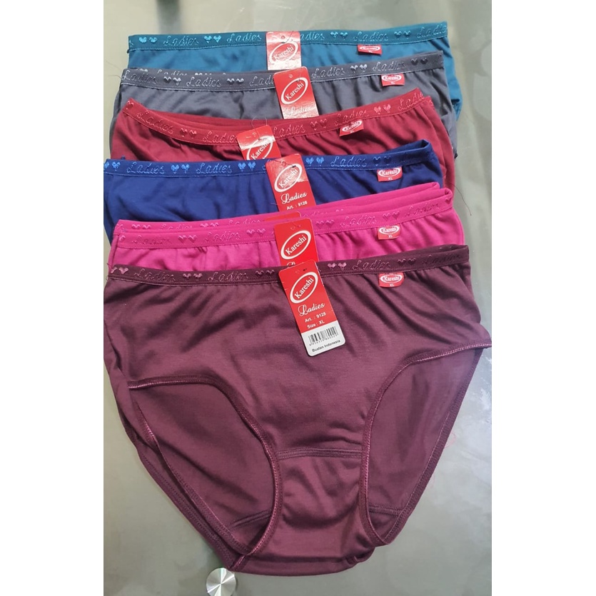 12 Pcs Celana Dalam Wanita Dewasa Cd Perempuan Kareshi 9128