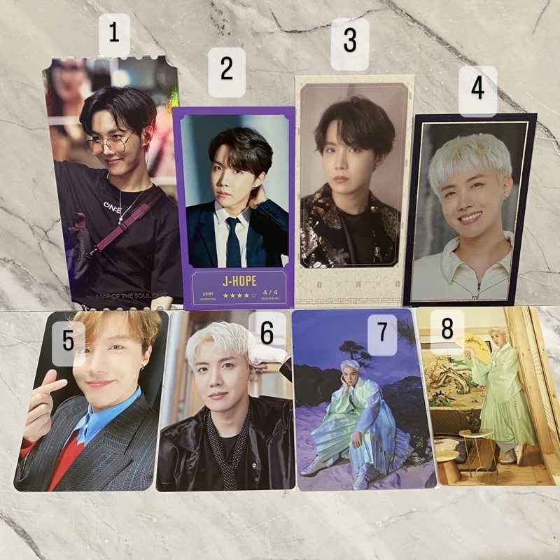 Official BTS J hope jhope hobi hoseok pc mini photocard mpc dalmajung ptd permission to dance mots o