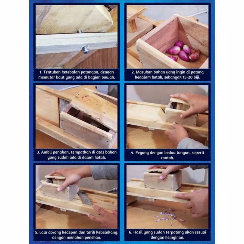 Pasah Bawang Kayu Manual