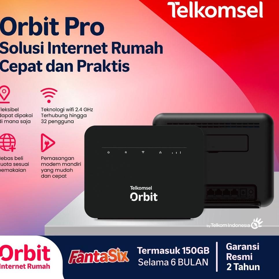 Kejar Promo--Telkomsel Orbit Pro Modem WiFi 4G High Speed