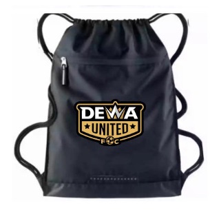 Tas Serut pria string bag polos selempang olahraga bahan Taslan waterproof | Tas Pria Ransel Serut Klub Bola Dewa United