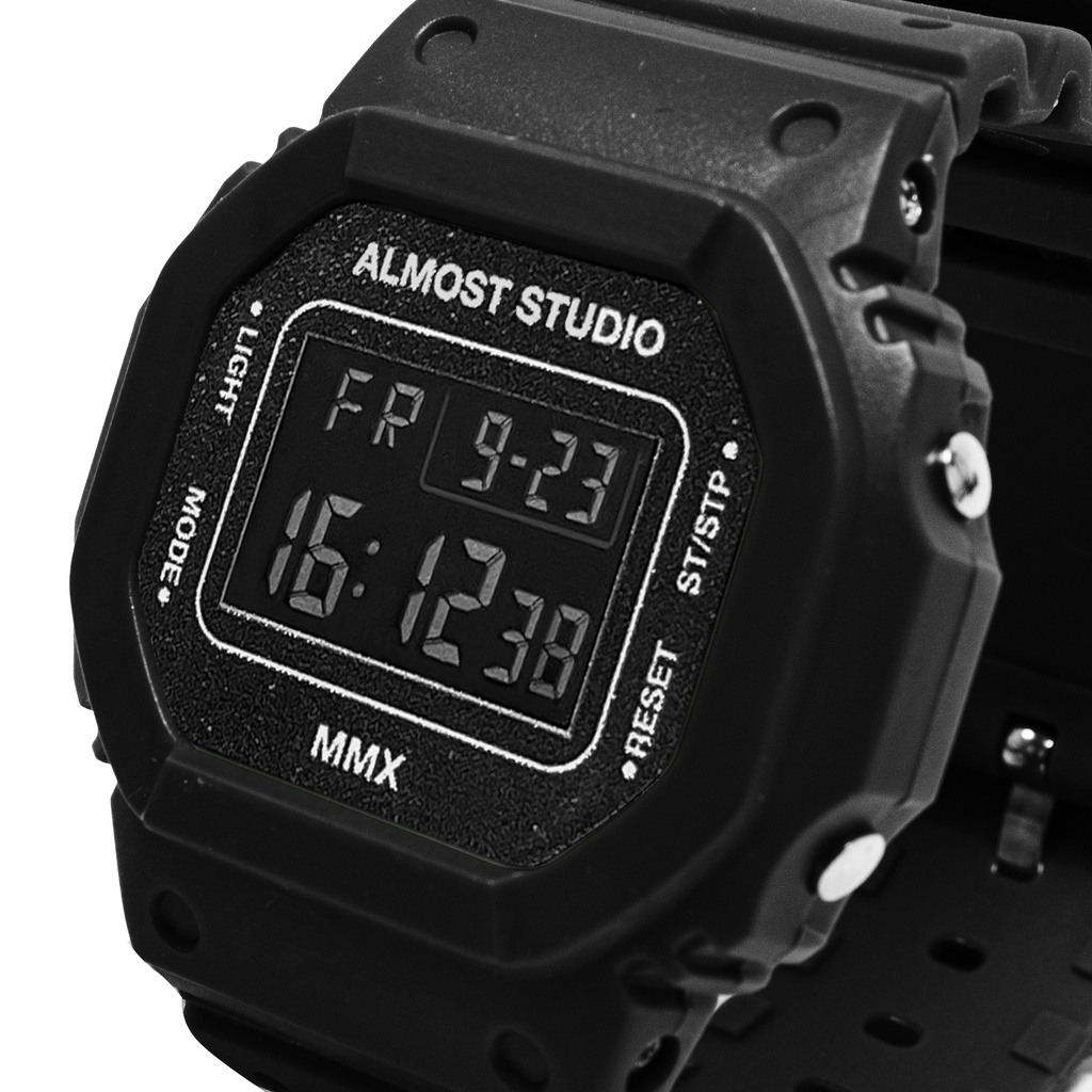 Almost Studio - Jam Tangan Digital - Black