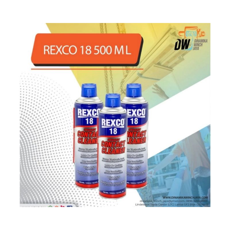 Cintact cleaner pembersih elektronik dan elektrik REXCO 18 500ML