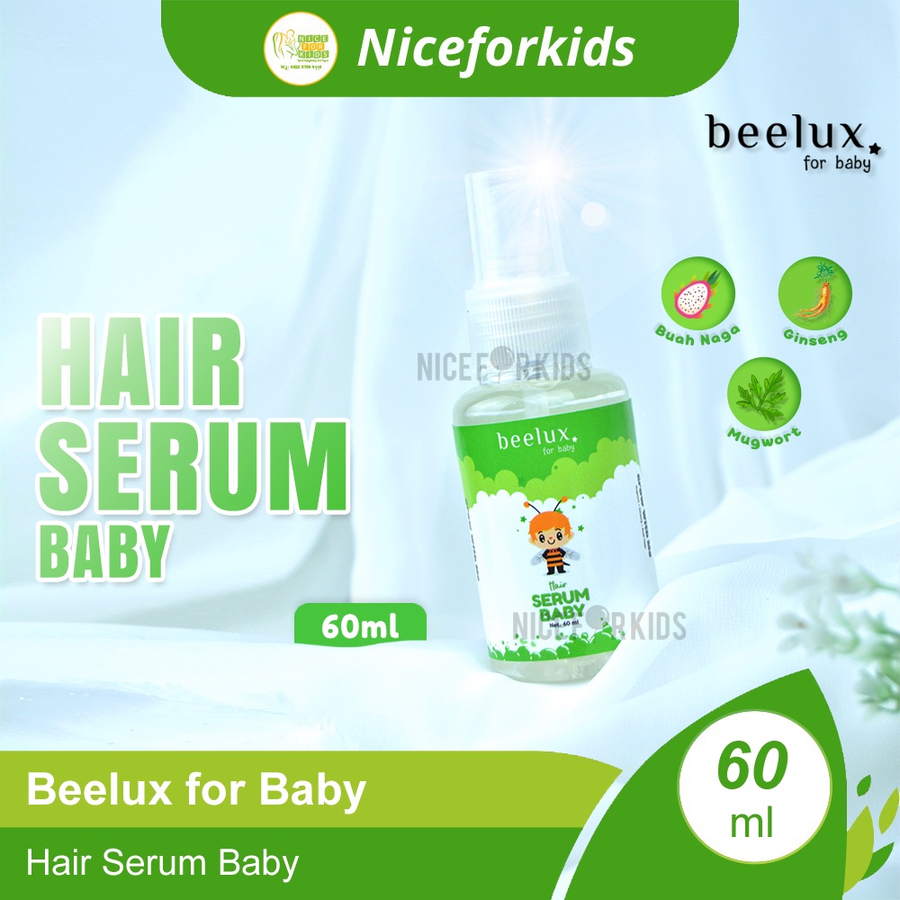 Beelux Baby Hair Shampoo &amp; Serum Penyubur &amp; Penumbuh Rambut Bayi dan pelebat rambut anak