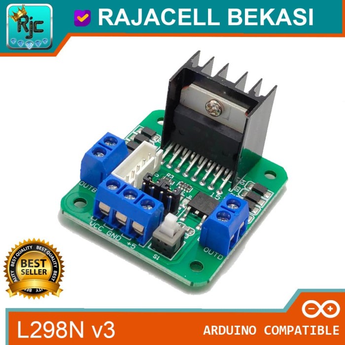 L298N V3 Original High Quality Full H-Bridge Motor Driver for Stepper