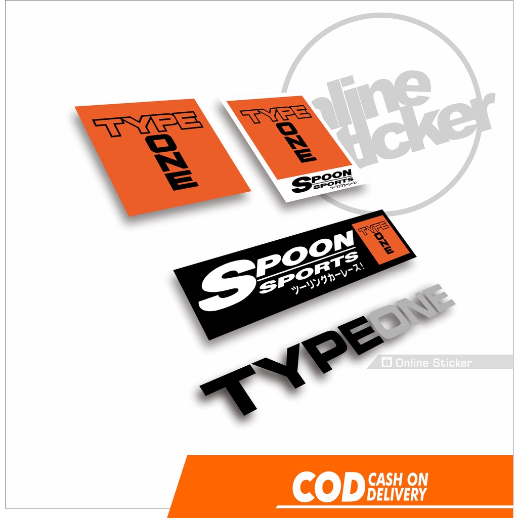 sticker Type One | ori printing UV dop kasar