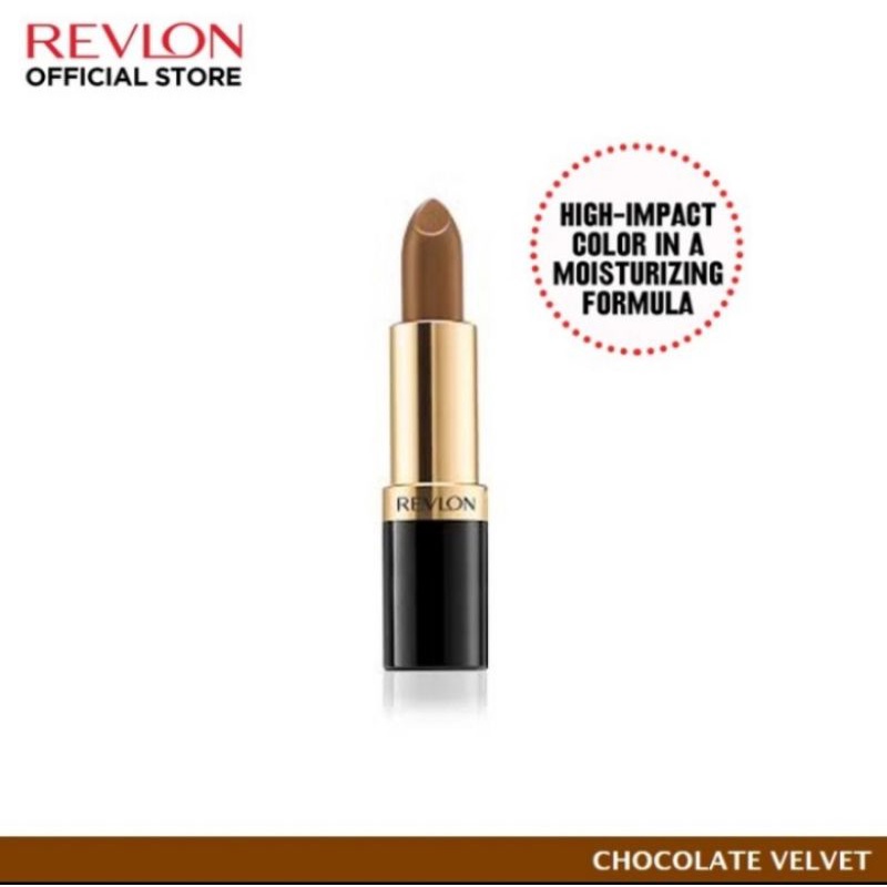 Revlon Lipstick Superlustrous LS 01 Varian Chocolate Velvet