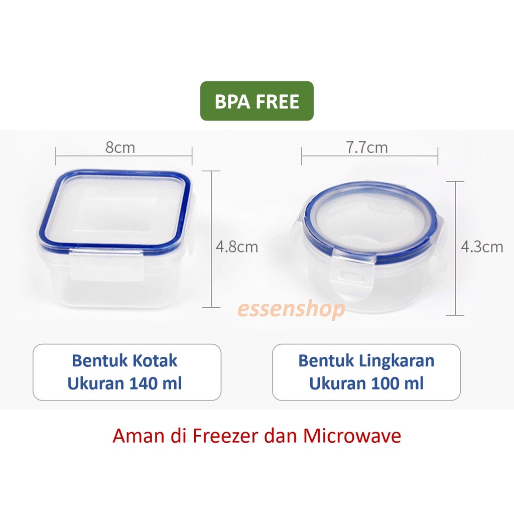 Baby food container tempat penyimpanan makan mpasi bayi 140ml 100ml