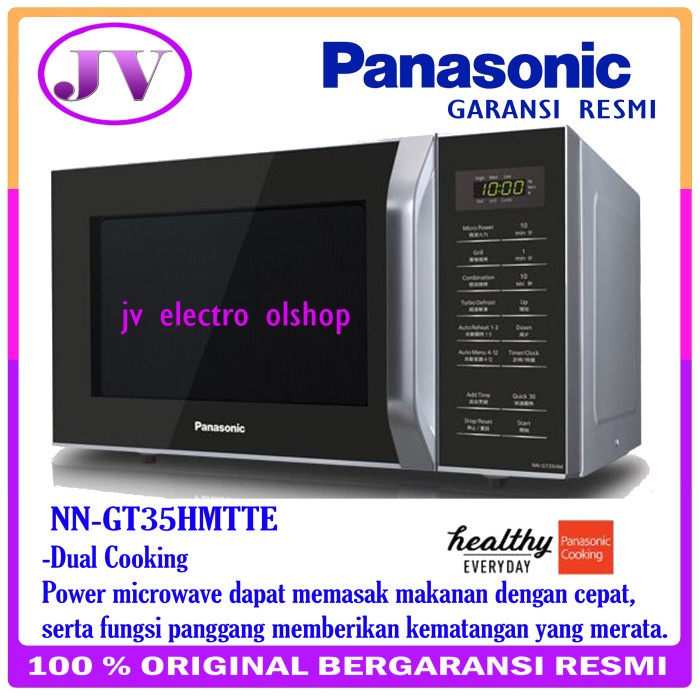 Microwave Microwave Panasonic Gt 35 Hm / Panosonic Microwave Nn-Gt35 Hmtte 23 L