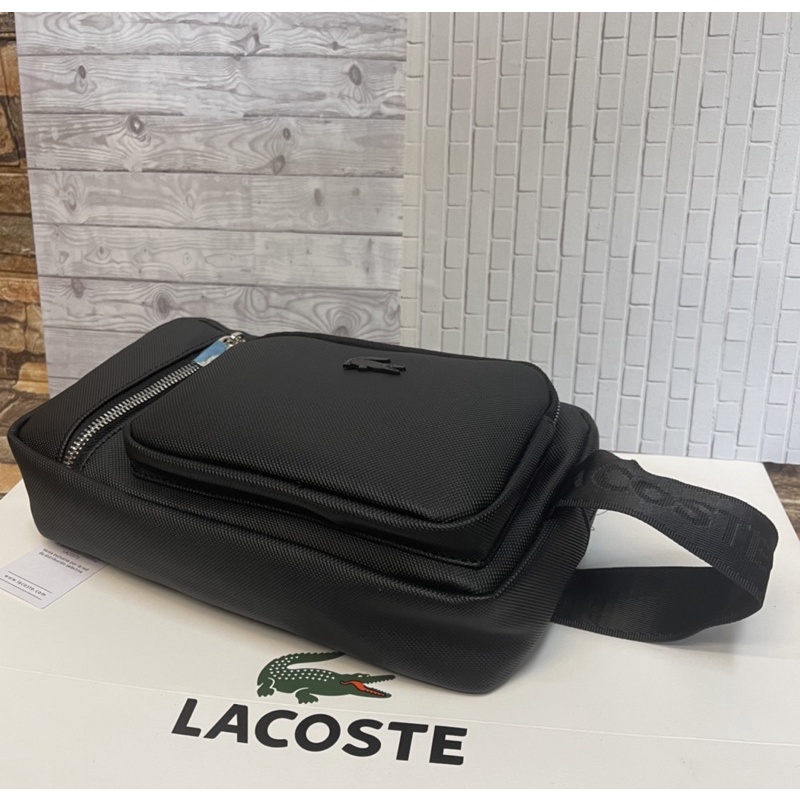 Handbag Pouch Lacost Pria/Wanita Tas Tangan Santai Lacost import