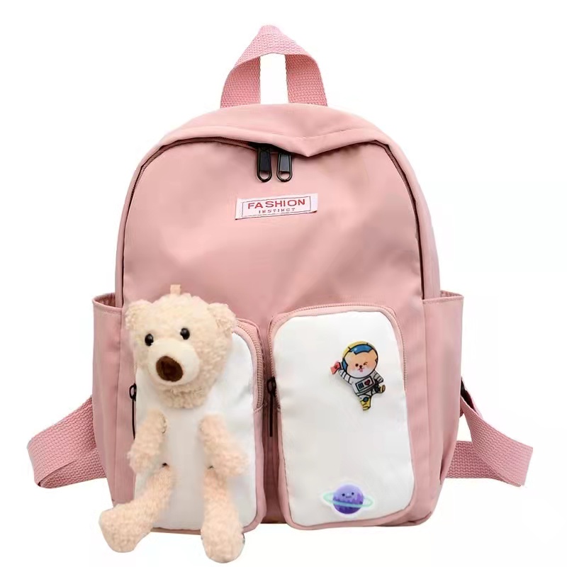 TASHAPPY BQ3529 Tas RANSEL Anak Fashion Wanita Nilon Motif Boneka lucu model korea supplier tas import LT2145