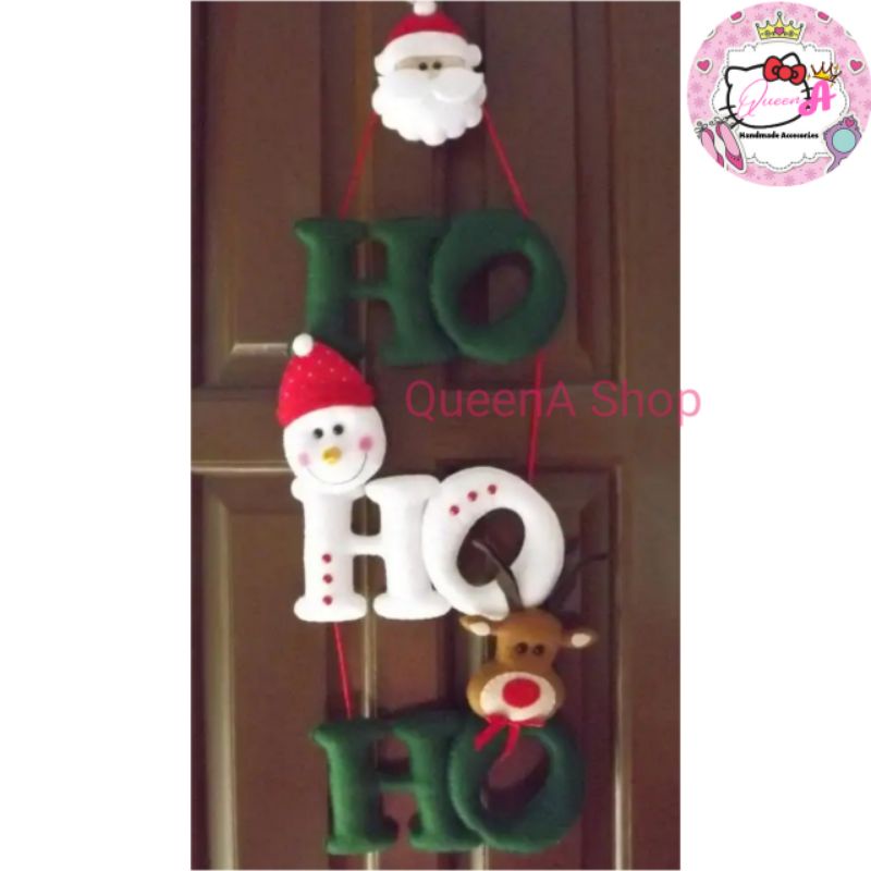 gantungan natal/hiasan dinding/ hiasan pintu /dekorasi natal/natal
