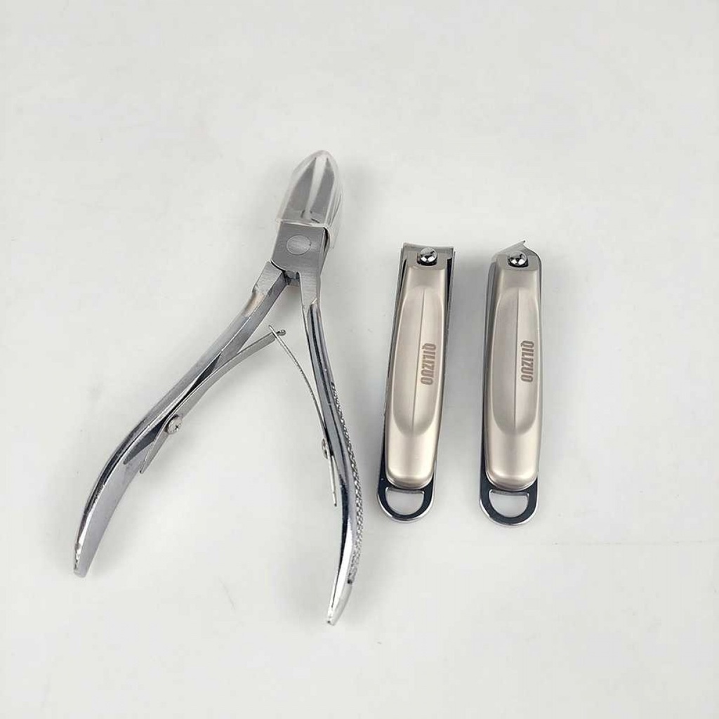 Gunting Perawatan Kuku Nail Art Set Manicure Pedicure 9 Pcs Stainless