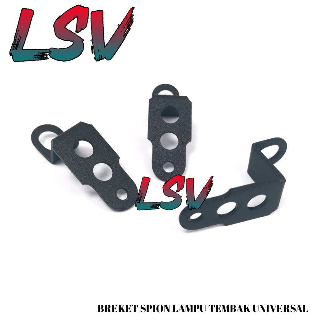 Breket Spion Lampu Tembak Breket Crashbar Jepit Dudukan Lampu Tembak Sorot LED Stand Spion MotorBrek