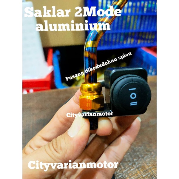 Saklar Lampu Motor Spion On Off On Waterproof Saklar 2 Mode Universal