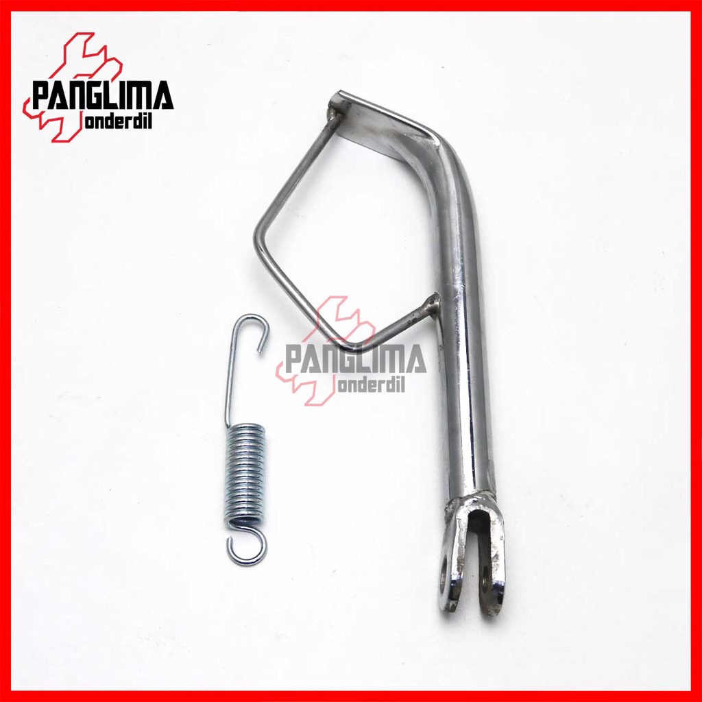 Stadar Samping Standart-Standard-Setandar-Jagang Pinggir-1 Motor Warna Chrome Untuk Ring 14