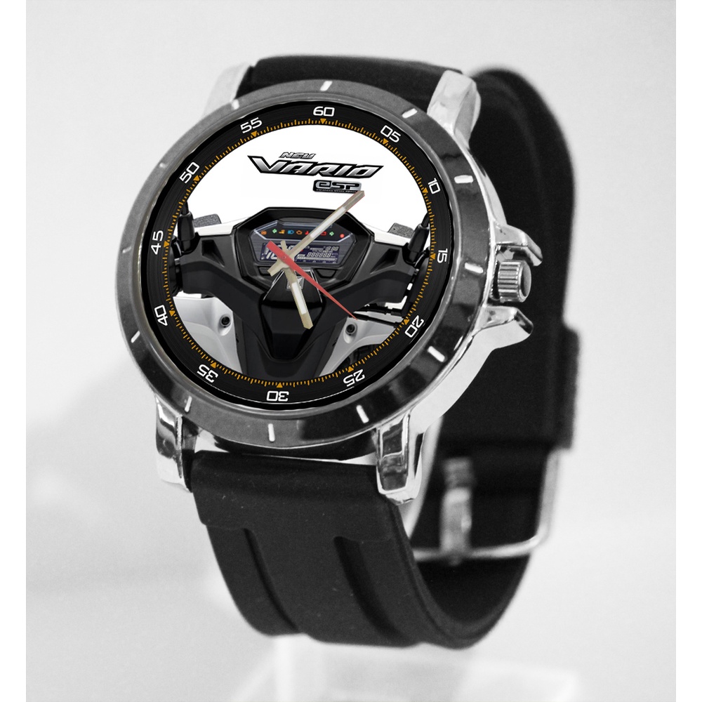 [Riashop] Jam Tangan Rubber SPEEDOMETER MOTOR HONDA VARIO 160