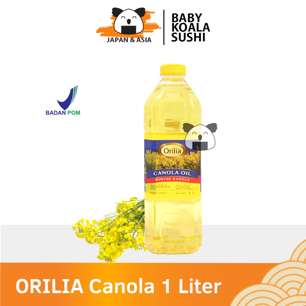 

EXP. 07/2025 ORILIA Canola Oil Minyak Goreng Bunga Kanola 1L | Import