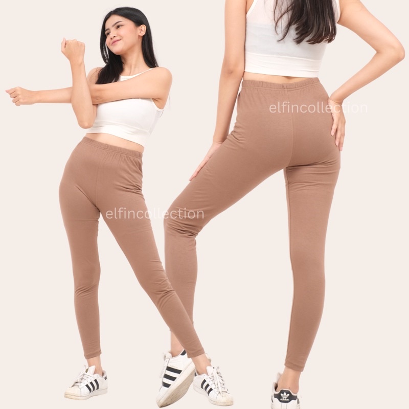 CELANA LEGGING BASIC RAYON PREMIUM SIZE L, XL, XXL (13 WARNA)