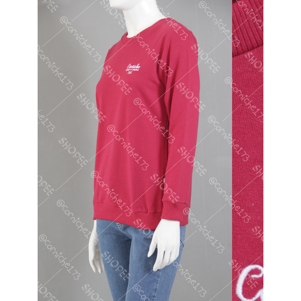 Corniche Fabian Sweatshirt Maroon - TM231586