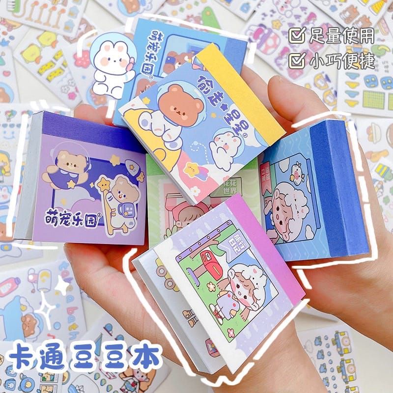 

Dalingshop [Ada 3 Pilihan: 1 buku isi 12 Lembar, 24 Lembar & 50 Lembar] Stiker Mini Kecil 4x6 cm Stiker Hp Laptop Stiker Jurnal Sticker