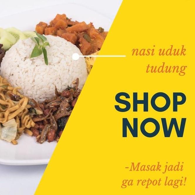 

Stok terbaru Tudung Bumbu Nasi Uduk Instan 55gr Bundling isi 6 !
