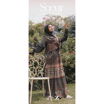 ZASKIA SUNGKAR X LCB AIME DRESS ROYAL BLACK SIZE S