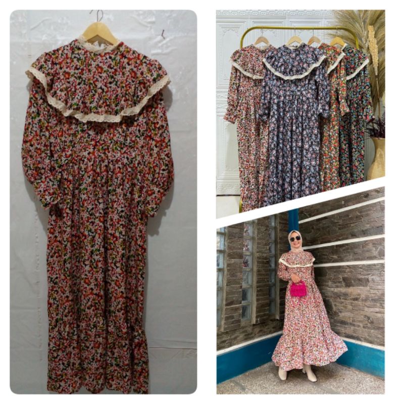 GAMIS BUNGA KOREA IMPORT