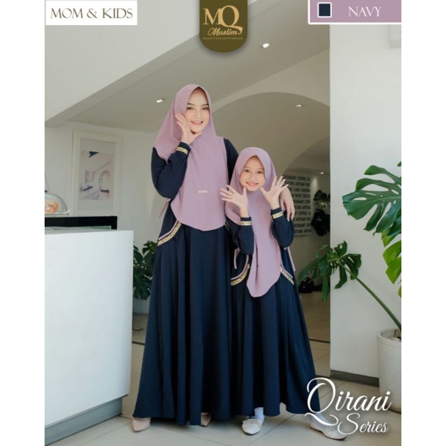 OPEN PO QIRANI SERIES COUPLE ANAK DRESS ORIGINAL BY  Baju Kondangan Couple Anak Dress Cantik Dress B