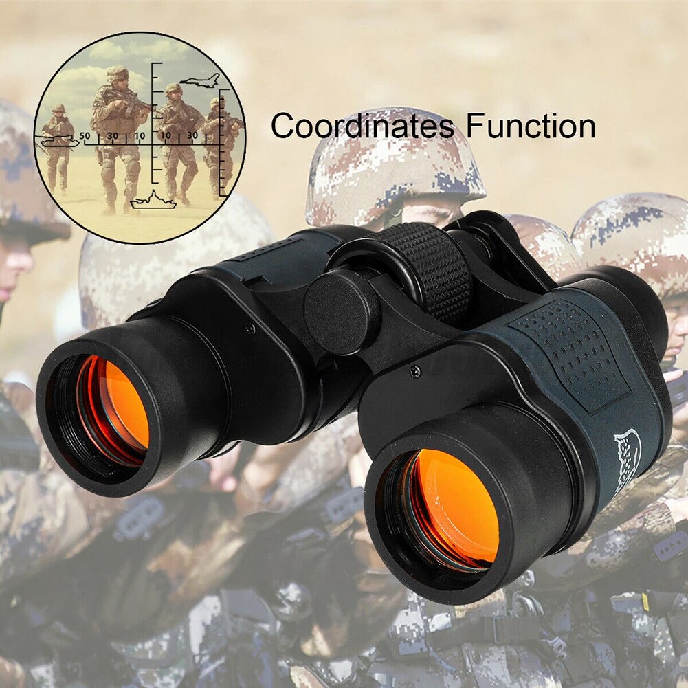 Teropong Sport 60X60 10000M HD Teropong Berburu Penglihatan Siang & Malam Night Vision HD Waterproof