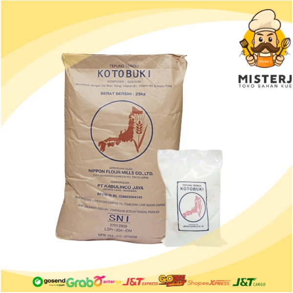 

Tepung Kotobuki | 1 Kg | Tepung Protein Rendah | Import Jepang Halal | Tepung Terigu Kotobuki | Tepung Jepang