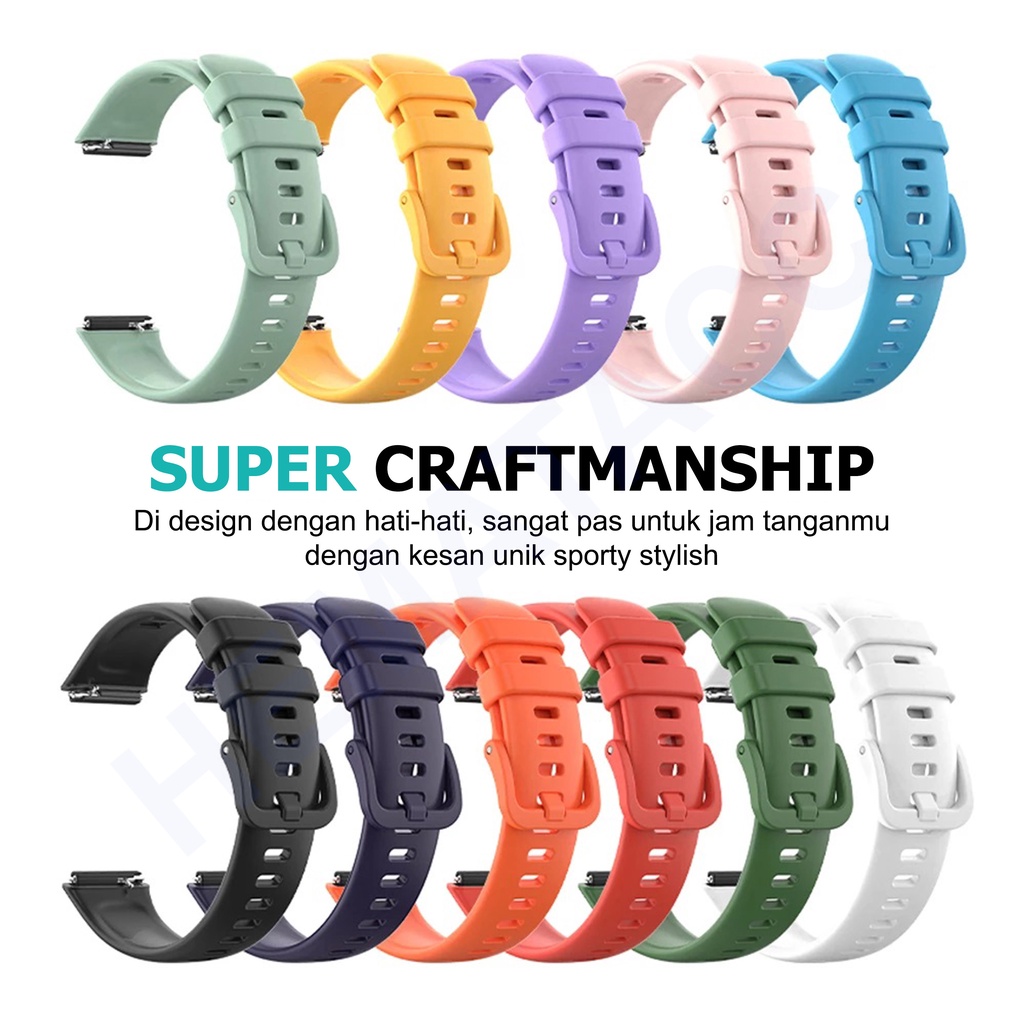 Strap Huawei Band 7 Colorful Tali Jam 16mm Quick Release