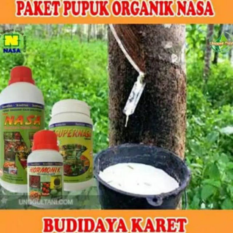 PAKET PUPUK ORGANIK NASA BUDIDAYA KARET / PUPUK TANAMAN AGEN NASA