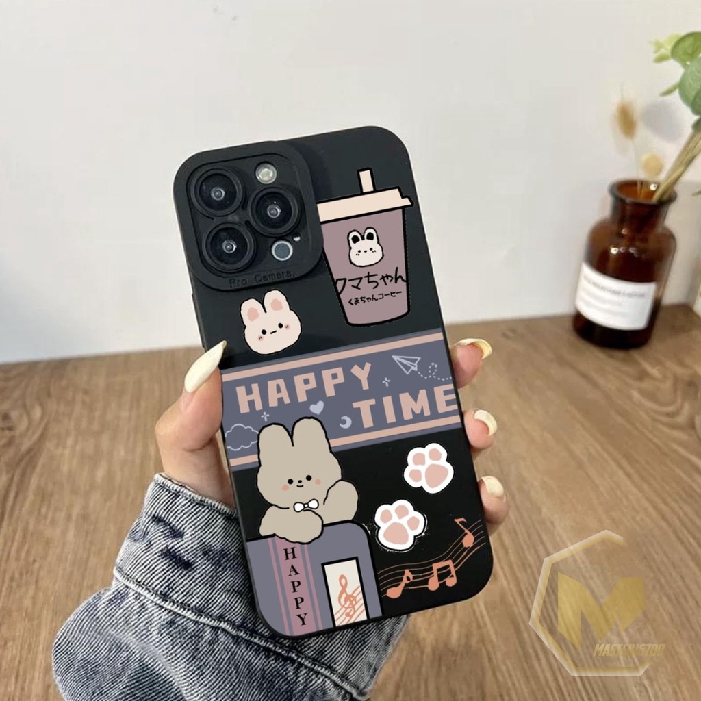 SS114 SOFTCASE TPU MOTIF KARTUN MILK TEA IPHONE 6 6S 6+ 7 8 7+ 8+ X XS MAX 11 12 13 PRO MAX MA3600