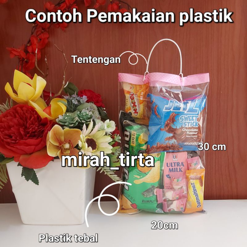 

10 pcs Plastik snack minimalis. plastik goodie bag. plastik ulang tahun minimalis. Plastik tenteng. kantong plastik jajan anak. plastik bingkisan.plastik ultah anak murah