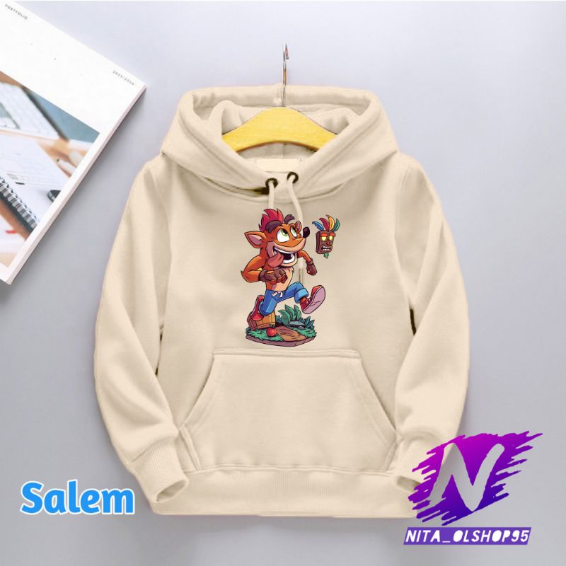 crash bandicot hoodie anak ctr crash bandicoot