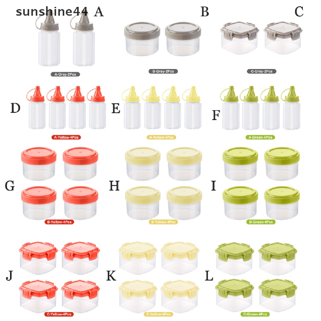 Sunshine 1 Set Botol Bumbu / Saus Mini Model Remas