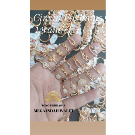Cincin Fashion 1 gram