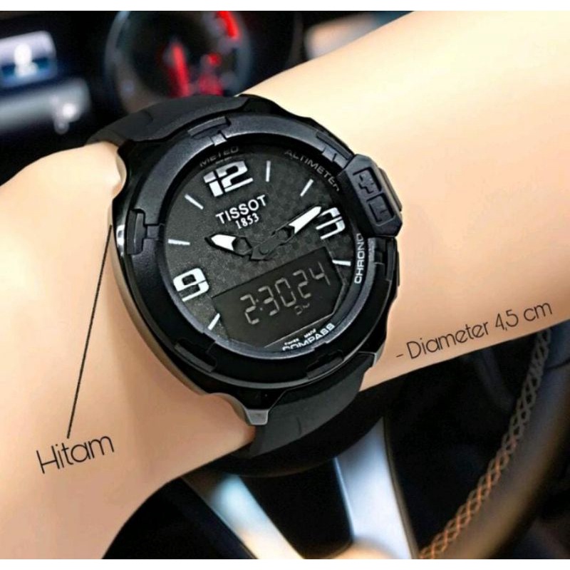 Terviral!!! Jam Tangan Tist Outdoor Mantul Jam Tangan Dualtime Water Resistant