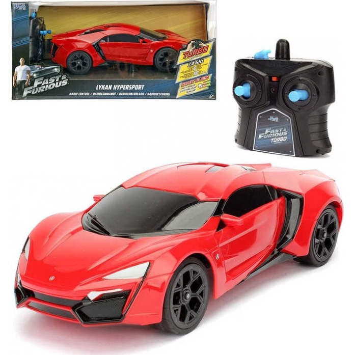 Jada 1:16 Remote Control Fast & Furious Lykan Hypersport Red