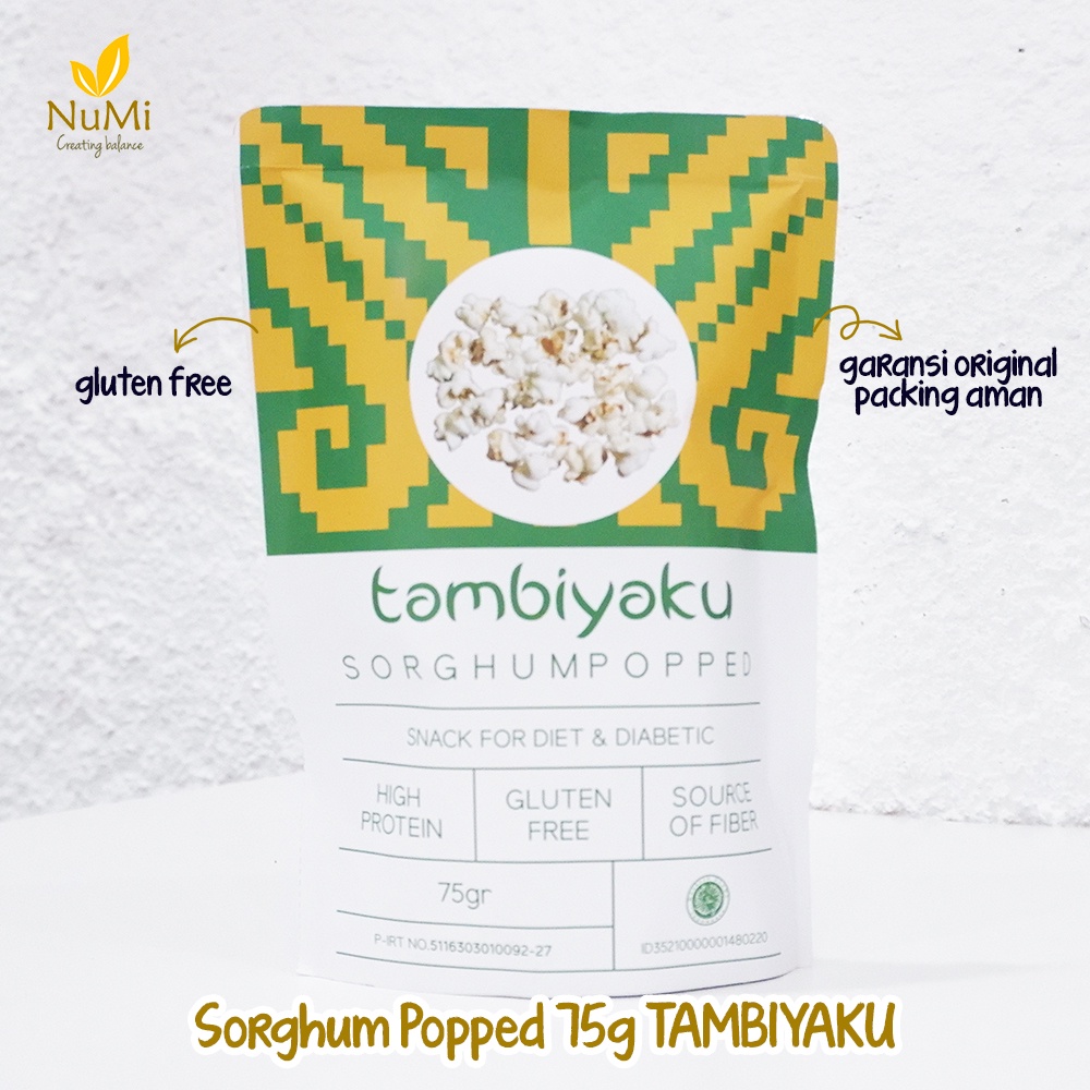 

75G Popped Sorghum Popcorn dari Sorgum - TAMBIYAKU