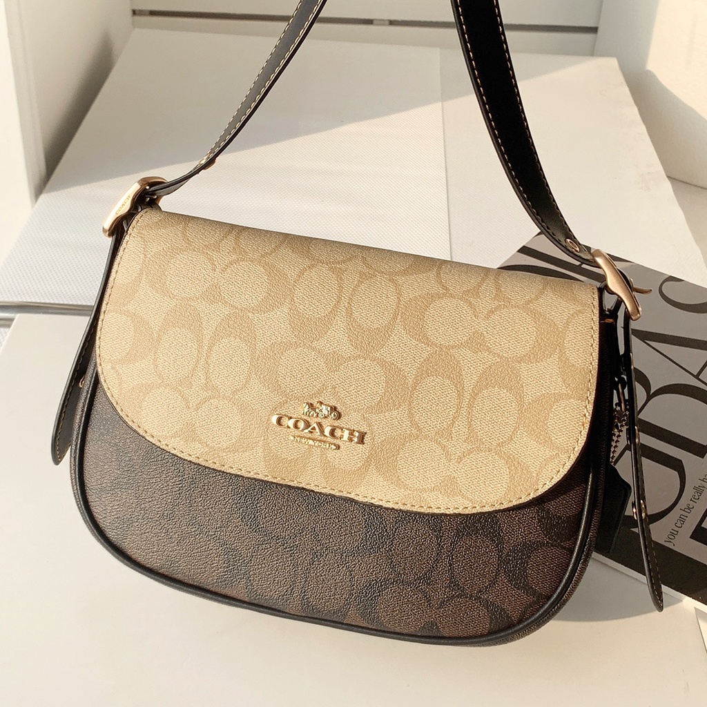 [Instant/Same Day]895   CB925   898 coach women Willow Saddle Bag Women Crossbody Sling Handbag   mab